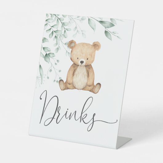 Wir können frühzeitig Minimalistische Grüngetränke Sockelschild (Vorderseite)