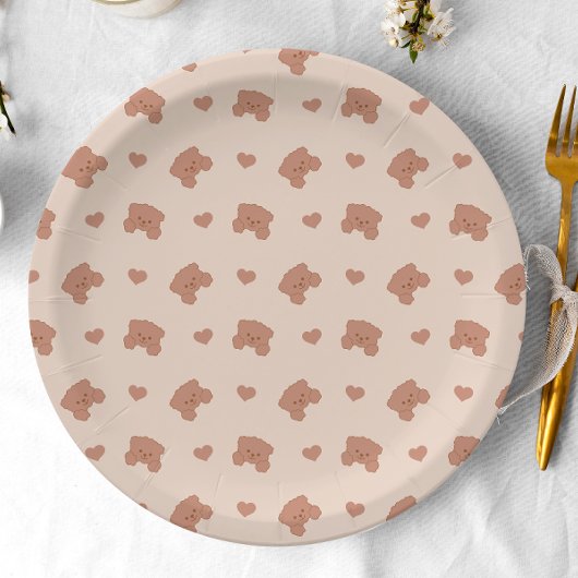 Wir können frühzeitig Minimalistische moderne Baby Pappteller