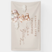 Wir können frühzeitig mit Balloons Babydusche wart Banner (Vertikal)