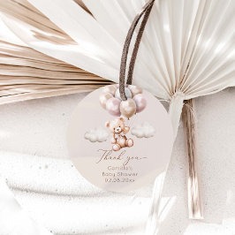 Wir können frühzeitig mit Balloons Babydusche wart Geschenkanhänger