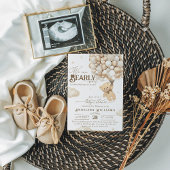 Wir können frühzeitig neutrale, elegante Babydusch Einladung