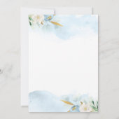 Wir können frühzeitig Teddy Bear Drive mit Babydus Einladung (Rückseite)