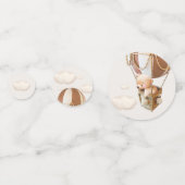 Wir können frühzeitig warten! Baby Shower Confetti Konfetti (Rückseiten)