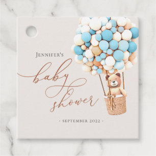 Wir können frühzeitig warten! Baby Shower Favor Ta Geschenkanhänger