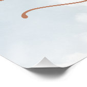 Wir können frühzeitig warten! Babyduschbücher und Poster (Ecke)