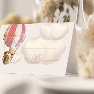Wir können frühzeitig warten! Babydusche Platzkart Platzkarte