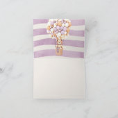 Wir können frühzeitig warten! Babydusche Vielen Da Dankeskarte (Innenseite)