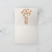 Wir können frühzeitig warten! Babydusche Vielen Da Dankeskarte (Innenseite)