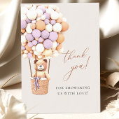 Wir können frühzeitig warten! Babydusche Vielen Da Dankeskarte