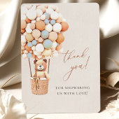 Wir können frühzeitig warten! Babydusche Vielen Da Dankeskarte