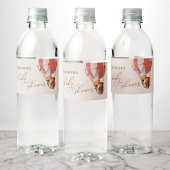 Wir können frühzeitig warten! Babydusche Wasserfla Wasserflaschenetikett