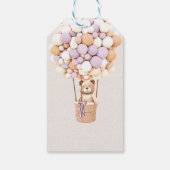 Wir können frühzeitig warten! BabyduschgiftTags Geschenkanhänger (Rückseite)