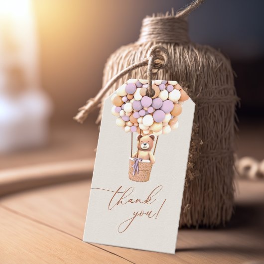 Wir können frühzeitig warten! BabyduschgiftTags Geschenkanhänger