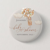 Wir können frühzeitig warten! Babyduschtaste Button (Vorderseite)