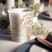 Wir können frühzeitig warten! Babyparty Pappbecher