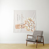 Wir können frühzeitig warten! Babyparty Wandteppich (Beispiel (Horizontal))