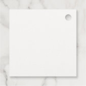 Wir können frühzeitig warten Bear Blue Balloon Bab Geschenkanhänger (Rückseite)