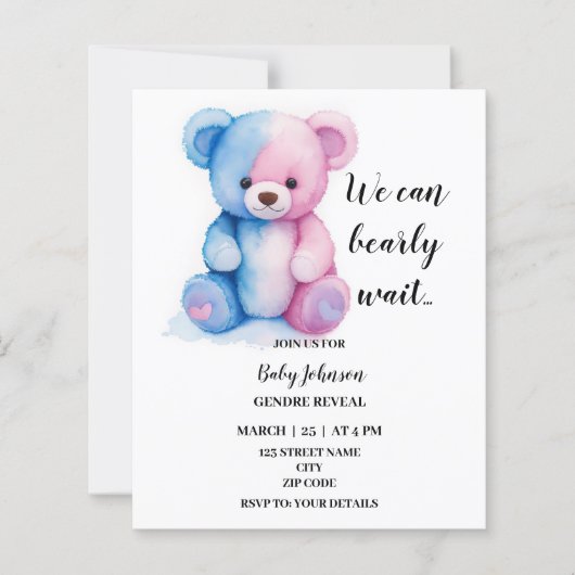 Wir können frühzeitig warten, bis die Party Einlad (Vorderseite)