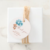 Wir können frühzeitig warten Blue Balloon Danke Geschenkanhänger (Beispiel)