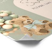 Wir können frühzeitig warten, dass grüne Babys süß Poster (Ecke)