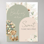 Wir können frühzeitig warten, dass grüne Babys süß Poster (Vorne)