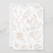 Wir können frühzeitig warten! Einladung der Babydu (Rückseite)