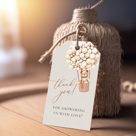 Wir können frühzeitig warten! Einladung der Babydu Geschenkanhänger