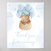 Wir können frühzeitig warten heiße Luft Danke, das Poster (Vorne)