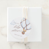 Wir können frühzeitig warten! Hot Air Baloon Babyd Geschenkanhänger (Beispiel)