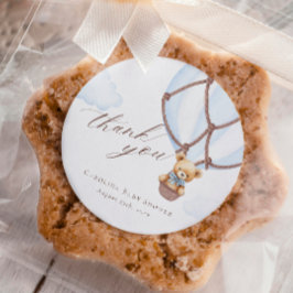 Wir können frühzeitig warten! Hot Air Baloon Viele Runder Aufkleber