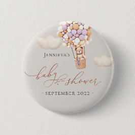 Wir können frühzeitig warten! Lavendel Baby Showbu Button