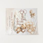 Wir können frühzeitig warten Niedlich Bear Baby Du Wandteppich (Vorderseite (Horizontal))