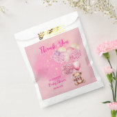 Wir können frühzeitig warten, pink Hydrangeas und Geschenktütchen (Versiegelt)