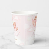 Wir können frühzeitig warten! Teddy Bear Girl Baby Pappbecher (Rechts)