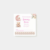 Wir können frühzeitig warten - wie viele Gummibäre Post-it Klebezettel (Vorderseite)