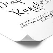 Wir können frühzeitig Windeln verlosen Poster (Ecke)