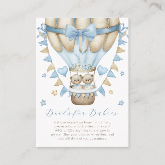 Wir können frühzeitig zwei Boy-Bücher für Babys wa Begleitkarte (Vorderseite)