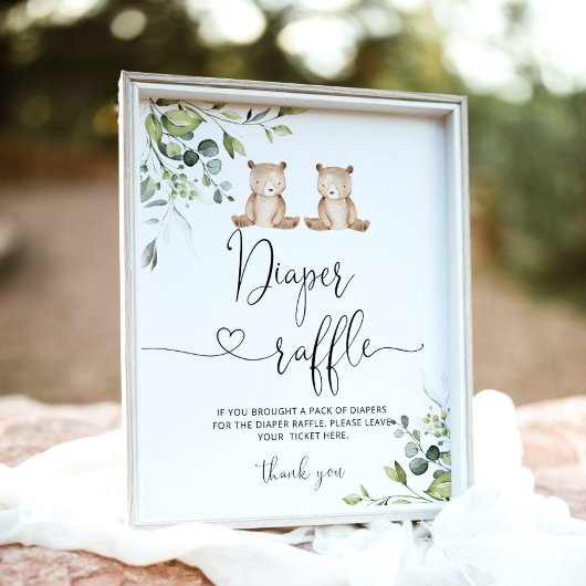 Wir können frühzeitig Zwillinge Windelraffinierung Poster