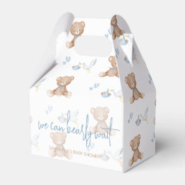 Wir können fürchterlich warten Baby Dusche Blue Wa Geschenkschachtel
