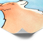 Wir können harte Dinge tun. Das hast du Got. Corgi Poster (Ecke)