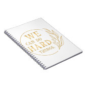 Wir können harte Dinge tun, Design 4 Notizblock (Rechte Seite)