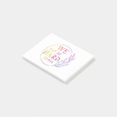 Wir können harte Dinge tun, Design 7 Post-it Klebezettel (angewinkelt)