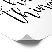 Wir können harte Dinge tun, inspirierende Zitate m Poster (Ecke)