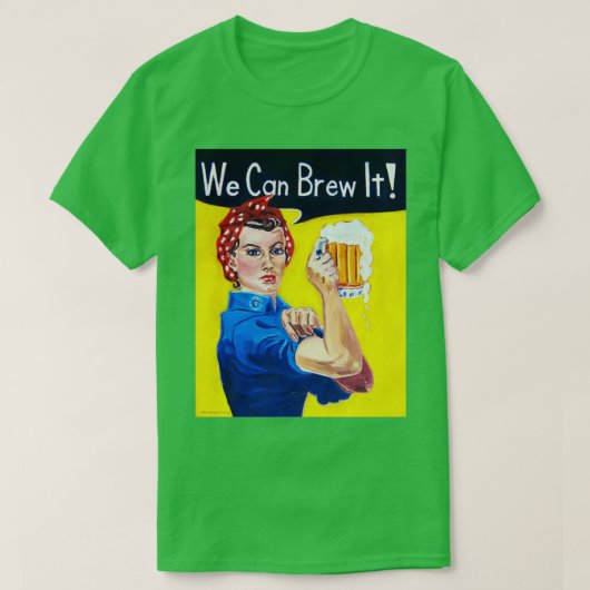 Wir können ihn aufreißen, Rosie den Riveter 1 T-Shirt (Design vorne)