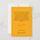 🌻 Wir können Ihnen nicht danken Sunny Petals & Sc Dankeskarte (Rückseite)