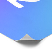 "Wir können immer freundlich sein" Poster (Ecke)