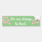 "Wir können immer gütig sein", Blumenkohl-Autoaufk Autoaufkleber (Vorne)