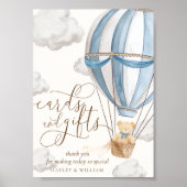 Wir können Karten und Geschenke frühzeitig abwarte Poster (Vorne)