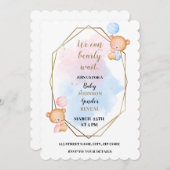 Wir können kaum abwarten, das Thema Gender-Enthüll Einladung (Vorne/Hinten)