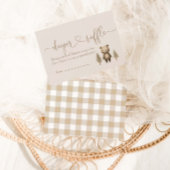 Wir können kaum auf das Windeln von Waldbärenbären Begleitkarte